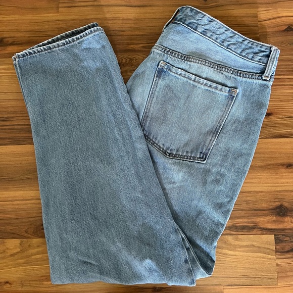 TOO LATE-SOLD! ON High Waisted Slouchy Straight Jeans - Picture 3 of 6